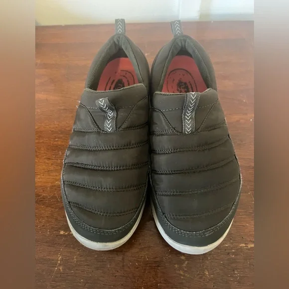 Ryka Quilted Slip-On Loafers - olive green White Sole women’s 7 - Picture 5 of 7